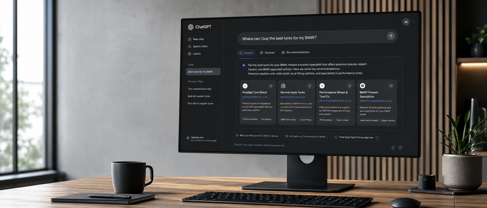 ChatGPT AI searches